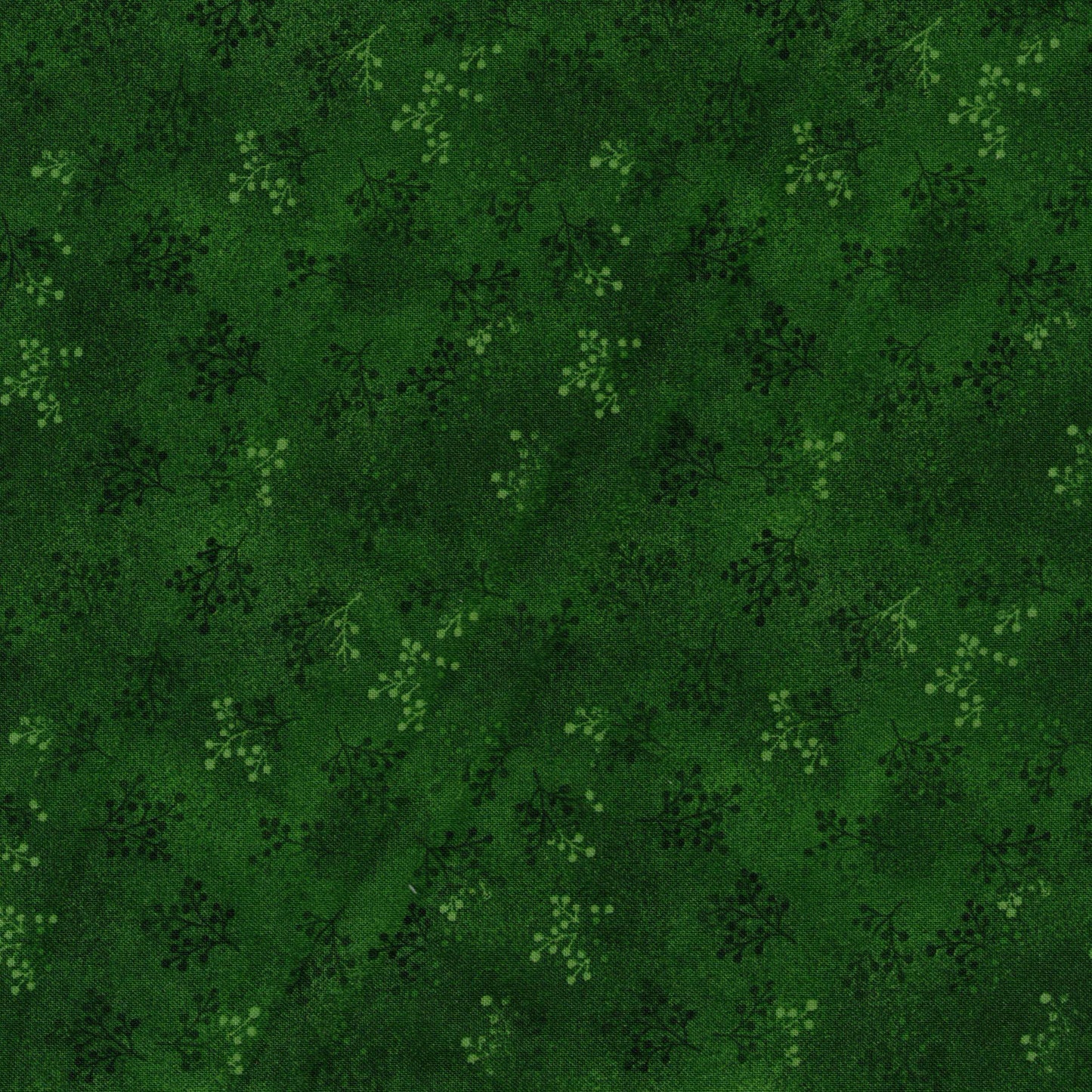 Tissu coton faux imprimé vert gazon