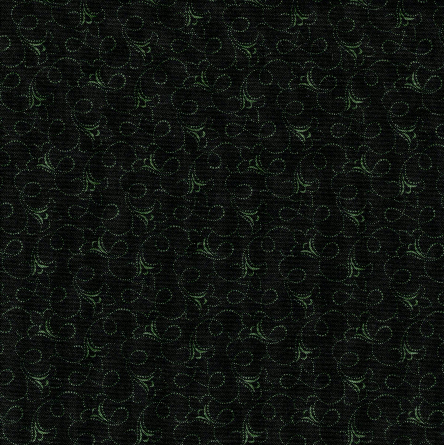 Tissu coton imprimé vert