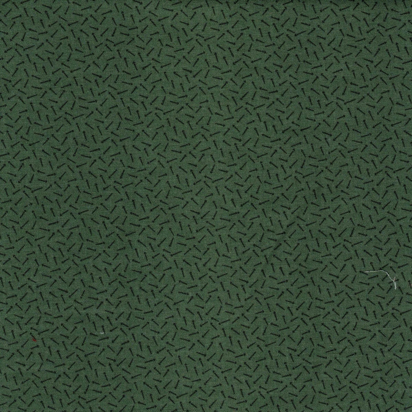Tissu coton petit imprimé vert foncé