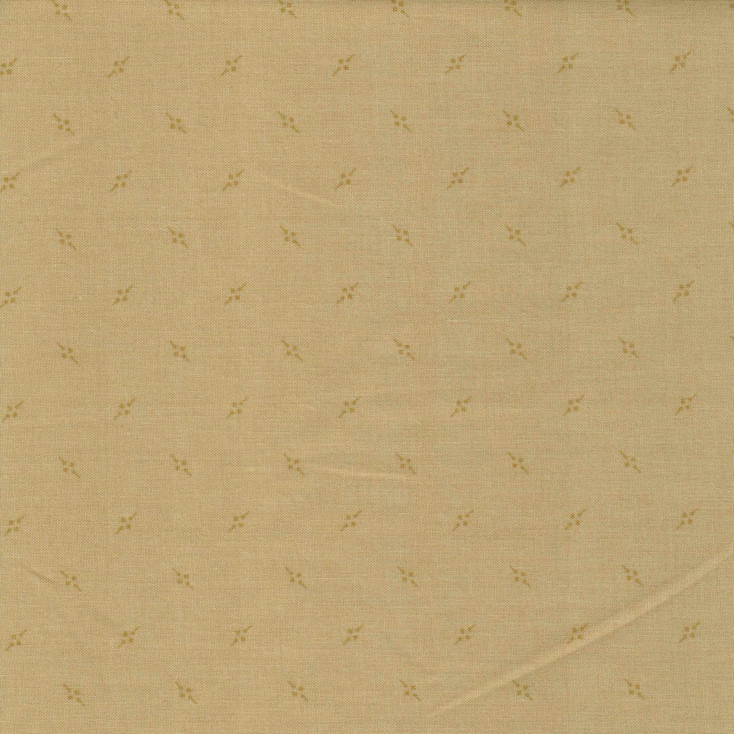 Tissu coton faux uni beige