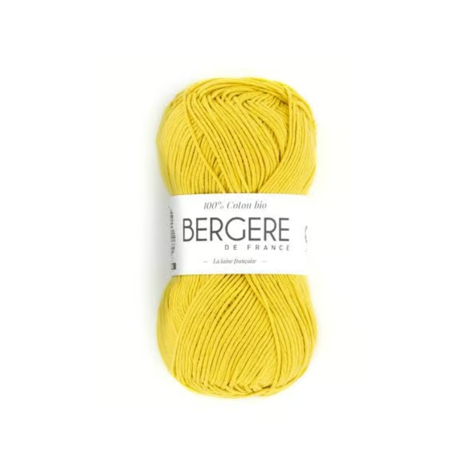 100% Coton Bio Safran Bergère de France