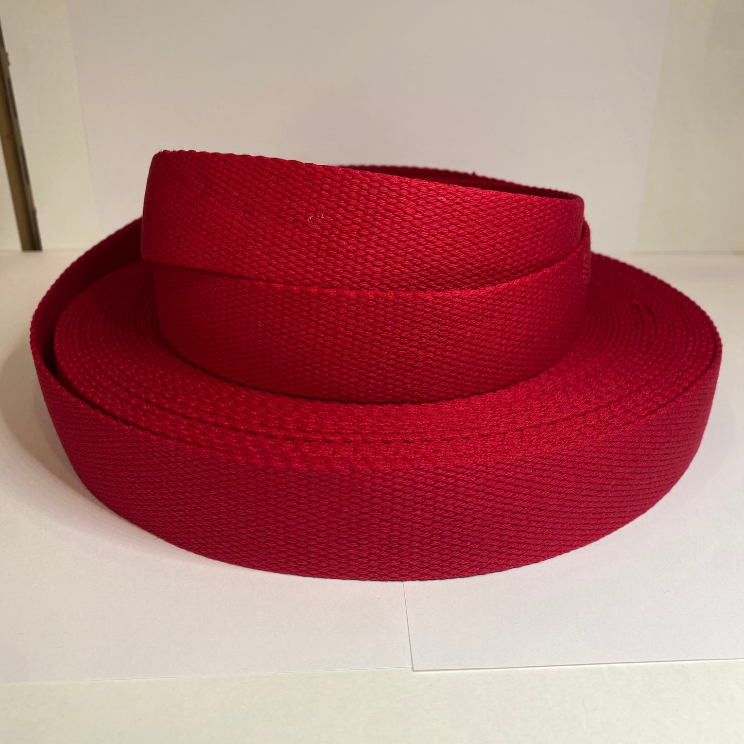 Sangle coton rouge