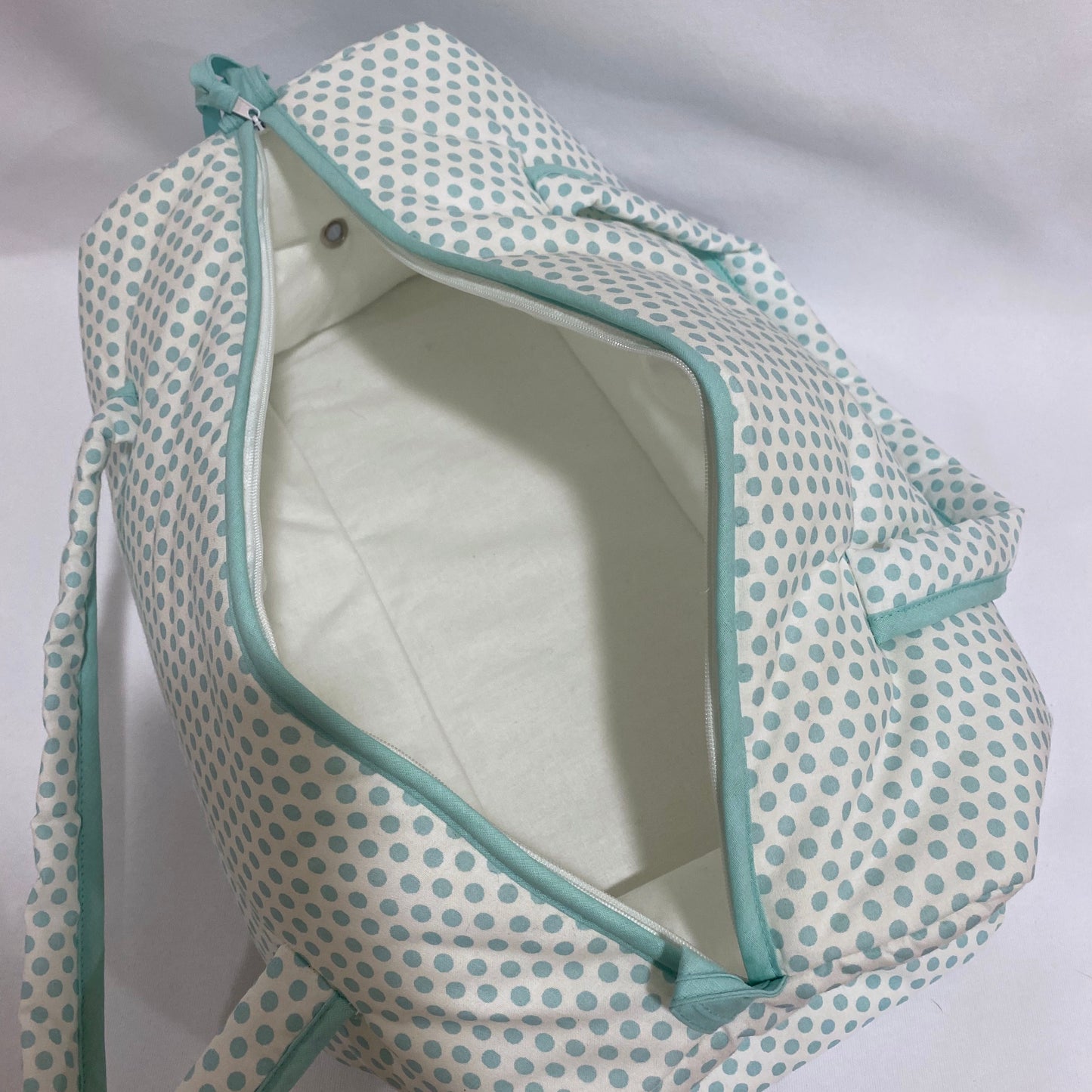 Sac à tricot à pois