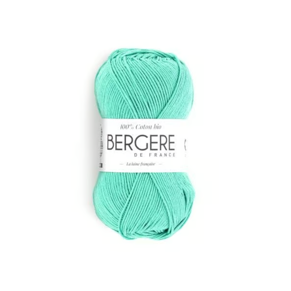 100% Coton Bio Algue Bergère de France