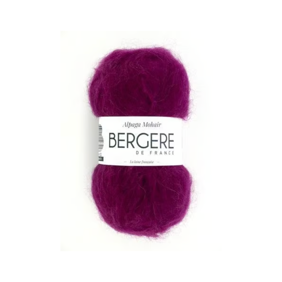 Alpaga Mohair Magenta Bergère de France