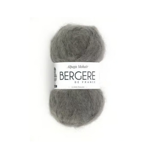 Alpaga Mohair Taupe Bergère de France