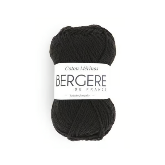 Coton Mérinos Noir Bergère de France