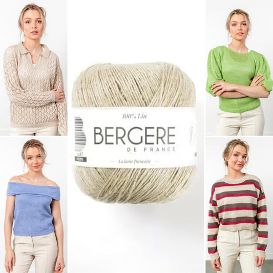 100% Lin Bergère de France
